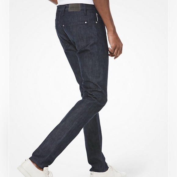MICHAEL KORS MENS Parker Slim-Fit Stretch-Cotton Jeans - Picture 1 of 6